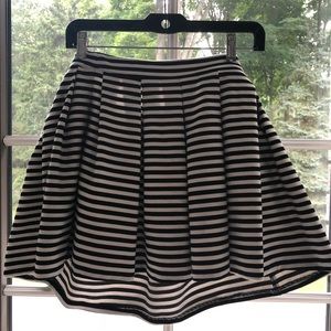 Pleated Striped Bethany Mota Skirt